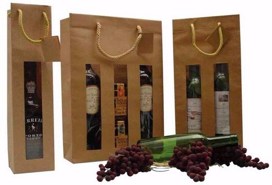 lps packaging emballage sac kraft vin